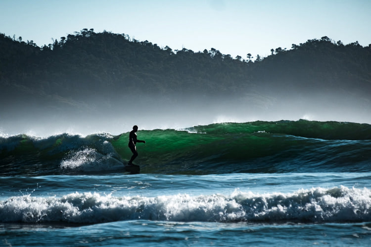 Surfing in Tofino